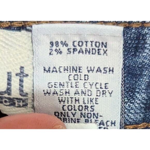 Vintage Gap Jeans Womens 8 L Tall Blue Boot Cut Low Rise 32 In Y2K 2000s Denim - Picture 8 of 8